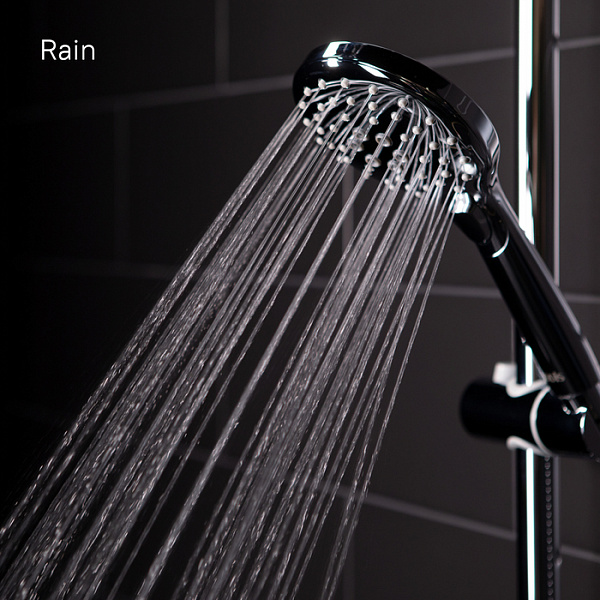 Душевой гарнитур с верхней лейкой, хром, Ray, IDDIS, RAYSB3Fi76