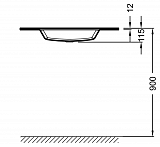 Раковина Jacob Delafon Vox  80x46 см EB2104-DD1