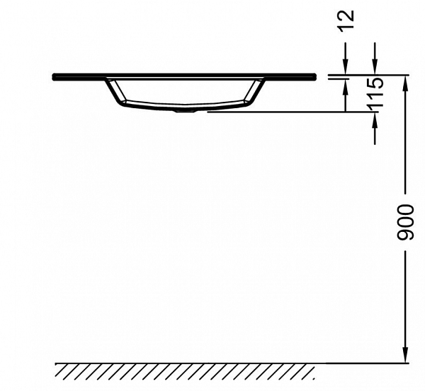 Раковина Jacob Delafon Vox  80x46 см EB2104-DD1