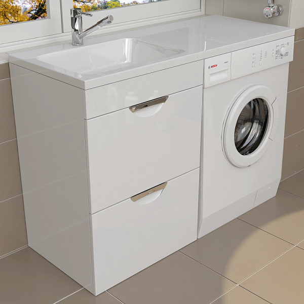 Тумба МИЛЛИ 1200 над стиральной машиной