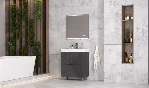 Тумба напольная Edge 70.2Y, графит