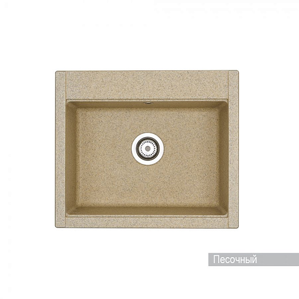 Мойка для кухни Aquaton Делия 60 прямоугольная песочная 1A715232LD220