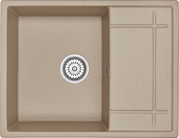 Мойка кухонная Granula прямоугольная кварц 6501, ПЕСОК