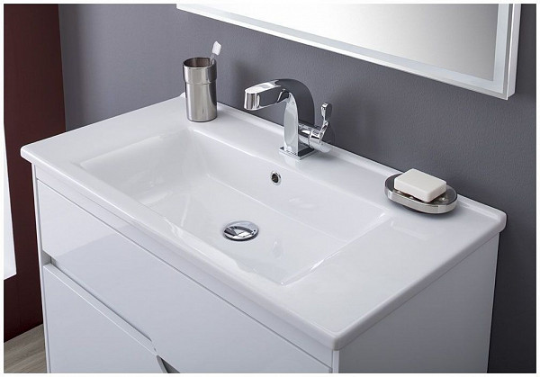 Тумба с раковиной Aquanet Модена 85 белый 00212663