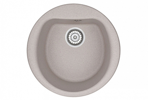 Мойка кухонная Granula круглая кварц 5101, АНТИК