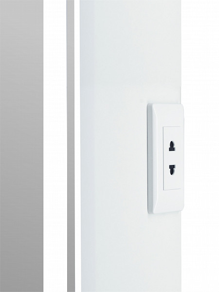 Зеркало-шкаф Континент "Elliott LED" 600х800 левый с розеткой