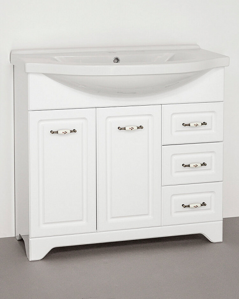 Тумба  Style Line Олеандр-2 90 под раковину Эльбрус, пастель