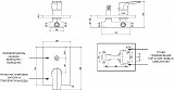 Смеситель для душа Aquanet Static AF330-51С (с внутренней частью) AF330-51С