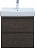 Тумба под раковину Aquanet Nova Lite 60 дуб черный (2 ящика) 00287894
