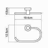Держатель полотенец Wasserkraft Donau K-9460