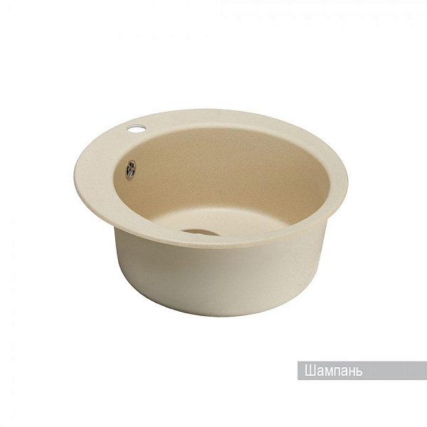 Мойка для кухни Aquaton Иверия круглая шампань 1A711032IV290