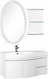 Мебель для ванной Aquanet Опера 115 L белый (2 дверцы 2 ящика) 00169414