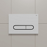 Клавиша смыва, универсальная, белая, Unifix, 001, IDDIS, UNI01WBi77