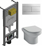 Комплект унитаз с инсталляцией Jacob Delafon Elite E21742RU-00