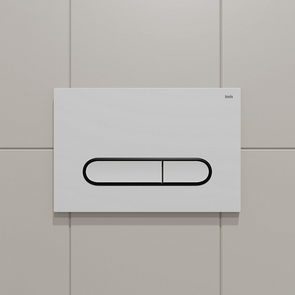 Клавиша смыва, универсальная, белая, Unifix, 001, IDDIS, UNI01WBi77
