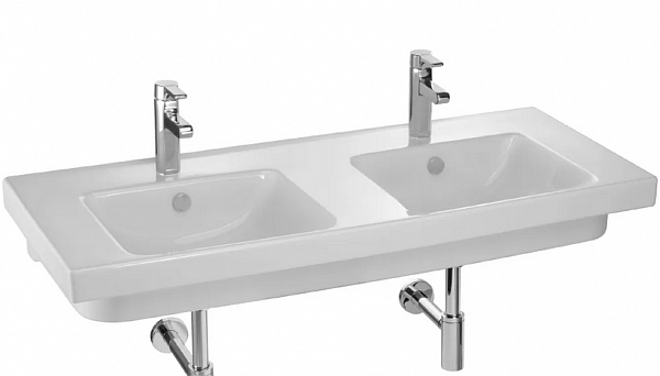 Двойная подвесная раковина Jacob Delafon Odeon Up  120х50 см E4730-00