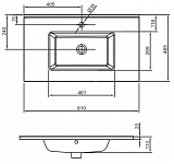 Раковина Jacob Delafon Ola 81х46 см EXTA112-00
