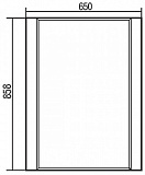 Зеркало Акватон Ария 65x86 1A133702AA430