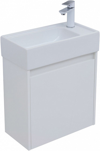 Мебель для ванной Aquanet Nova Lite 50 белый глянец (с дверецей) 00302531