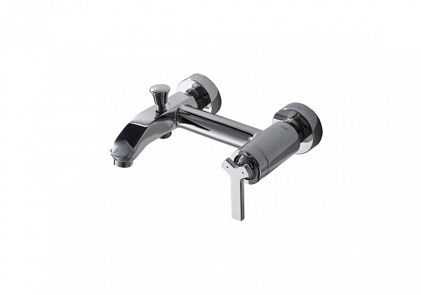 Смеситель для ванны c коротким изливом Bravat Waterfall F673107C-01