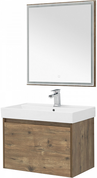 Мебель для ванной Aquanet Nova Lite 75 дуб рустикальный (1 ящик) 00254217
