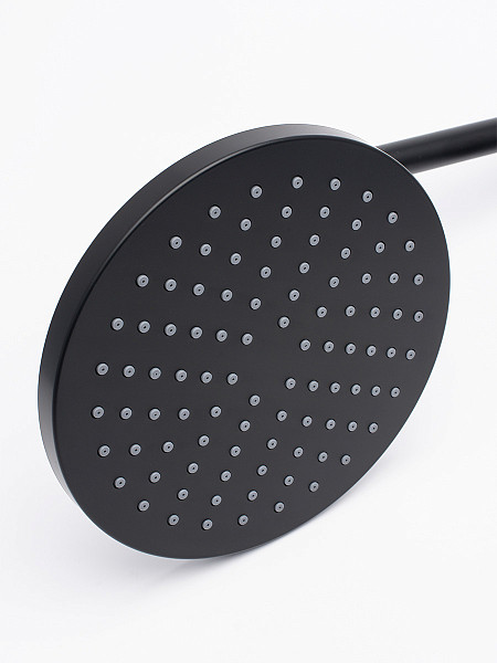 AQM 8001MB Душевая система для душа со смесителем AQUAme  Матовый Чёрный