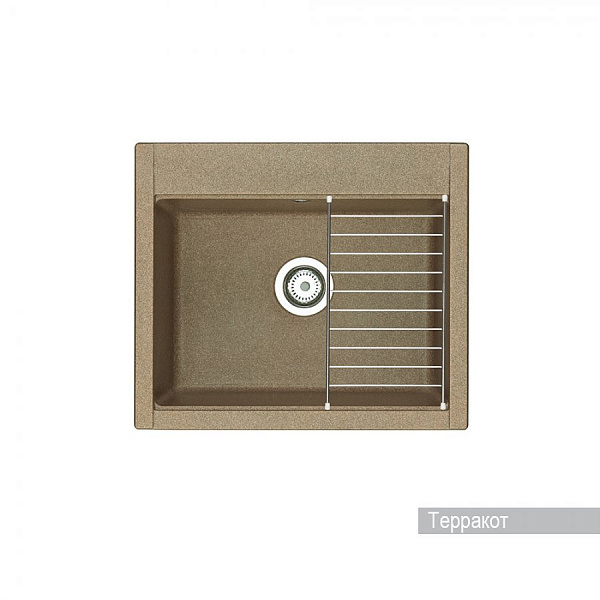 Мойка для кухни Aquaton Делия 60 прямоугольная терракотовая 1A715232LD270