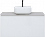 Тумба под раковину Aquanet Nova Lite 100 белый (1 ящик) 00242580