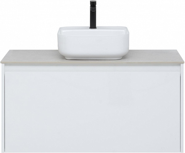 Тумба под раковину Aquanet Nova Lite 100 белый (1 ящик) 00242580