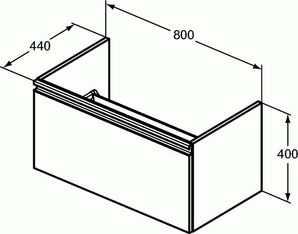 Тумба под раковину Ideal Standard Tesi T0047PH