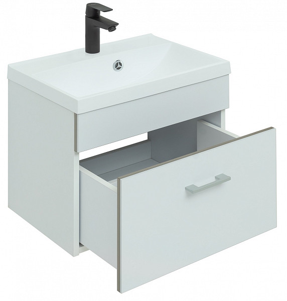 Тумба под раковину Aquanet Верона 50 белый матовый 00272425