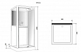 Душевая кабина GROSSMAN GR221 (90x90x225)