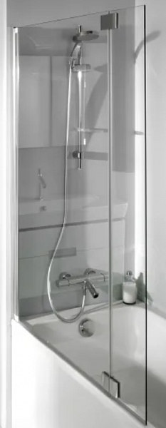 Шторка для ванны с двойной панелью 111.5x140 см Jacob Delafon Bain Douche NEO E4930-GA
