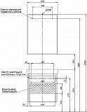 Мебель для ванной Aquanet Nova Lite 60 дуб рустикальный (2 ящика) 00254216