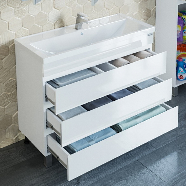 Тумба под раковину Марс 100 напольный Санта 700187