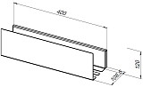 Полка Aquanet Магнум 40x12 белая матовая 00302230