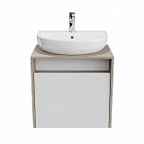 Тумба Kerama Marazzi PRO подвесная 1 ящик 60, белая глянцевая