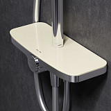 F0780200 Like, душ.система: верхн.душ 250мм, ручной душ 120 мм, 3 функции, душ.штанга 1030-1460 мм,