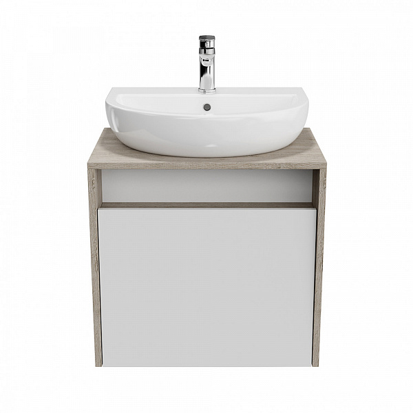 Тумба Kerama Marazzi PRO подвесная 1 ящик 60, белая глянцевая