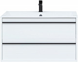Тумба под раковину Aquanet Lino 90 белый матовый 00253904