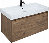 Тумба под раковину Aquanet Nova Lite 100 дуб рустикальный (1 ящик) 00249520