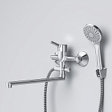 F85B90100 X-Joy S, смеситель д/ванны/душа, излив 350 мм, хром
