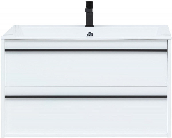 Тумба под раковину Aquanet Lino 90 белый матовый 00253904