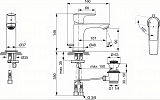 Смеситель Ideal Standard Connect Air A7008AA для раковины с донным клапаном