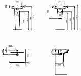 Полупьедестал для раковины Ideal Standard Connect Air E074901