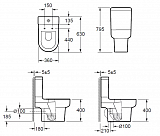Унитаз напольный Grossman Elegance GR-N3015