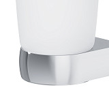 A3034300 Sensation, Стеклянный стакан с настенным держателем, хром, шт