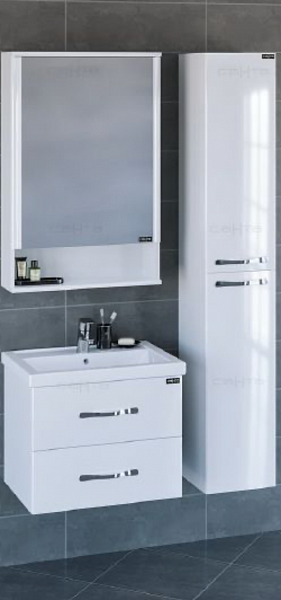 Шкаф-пенал Виктория 30 напольная/подвесная Санта 710001N