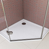 Душевой поддон Aquaton Калифорния 90х90 пятиугольный белый 1A714836CA010