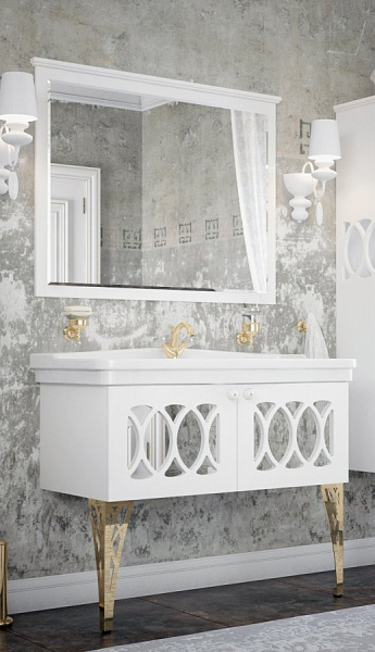 Тумба под раковину Corozo Таормина 105 белая SD-00000322